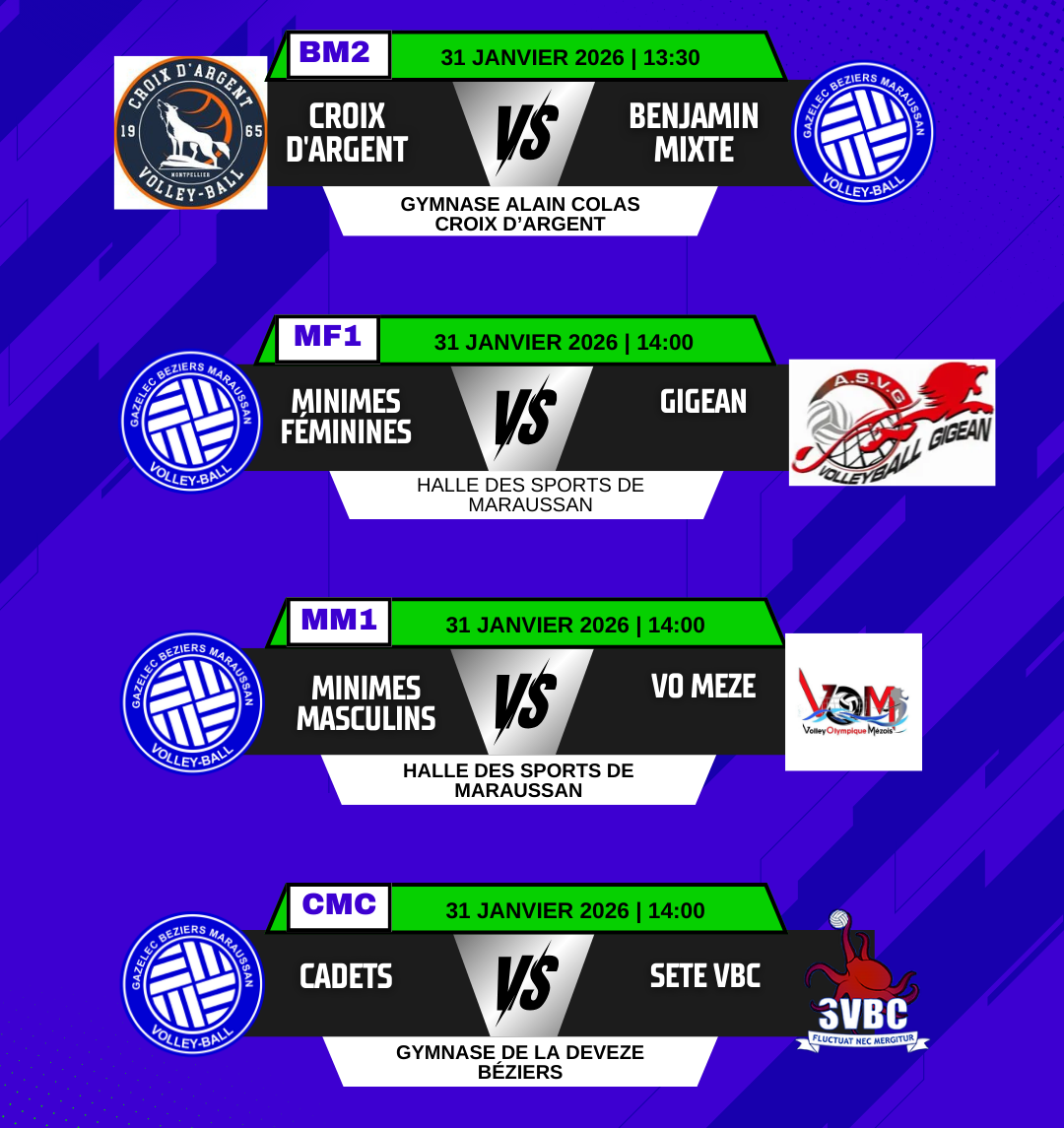 Rencontre jeune de samedi 31 janvier