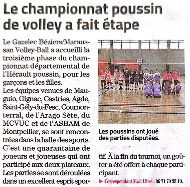 Midi Libre article